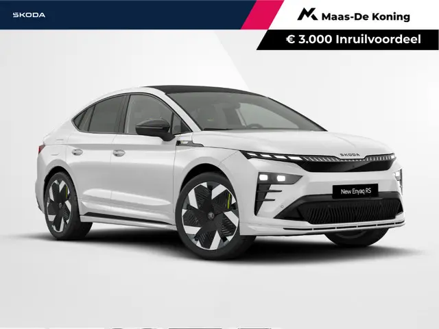 Škoda Enyaq coupé RS 340 PK | 21'' inch Vision Velgen | Business Upgrade Advanced | Trekhaak wegklap...