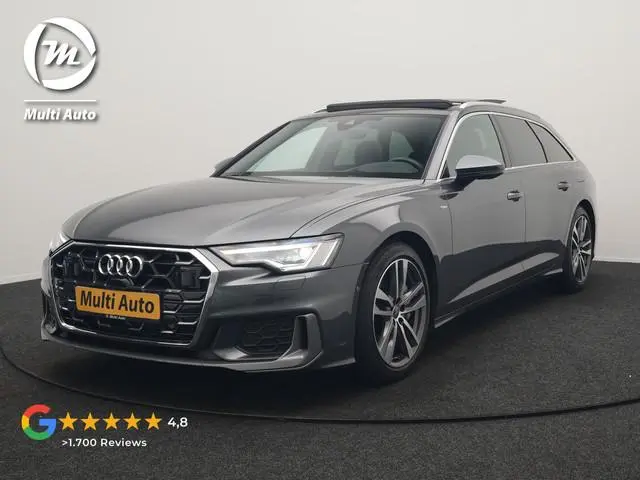 Audi A6 Avant 50 TFSI e quattro S-Line PHEV 300pk Dealer O.H | Panodak | Head Up | Adaptive Cruise |...