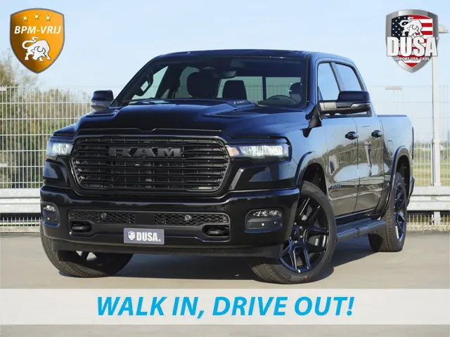 Dodge RAM 1500 | Laramie | Night | 3.0L I6 Hurricane | Crew Cab | 4X4 | | BPM-VRIJ | Panorama | 14,4-inch Touchscreen | Getoonde accessoires zijn verkrijgbaar tegen meerprijs