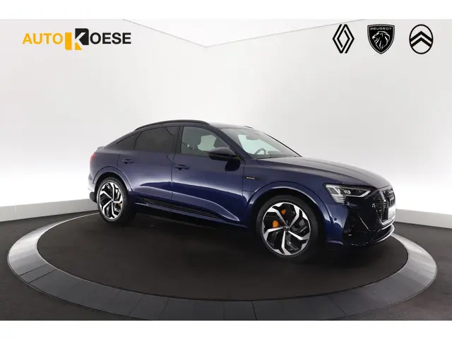 Audi e-tron Sportback 55 Quattro S Edition 95 kWh 408 pk| Head-Up Display | Luchtvering | Elektronische Kofferklep | Camera 2021 Elektrisch