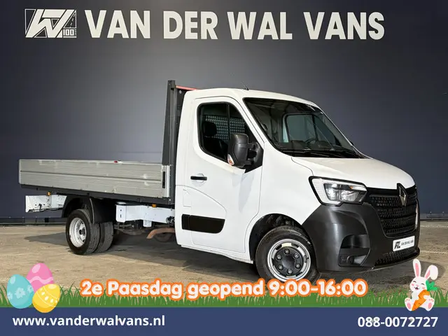 Renault Master 2.0 dCi 131pk Pick Up Open Laadbak Dubbel Lucht Euro6 Airco | Cruisecontrol | LED | L...