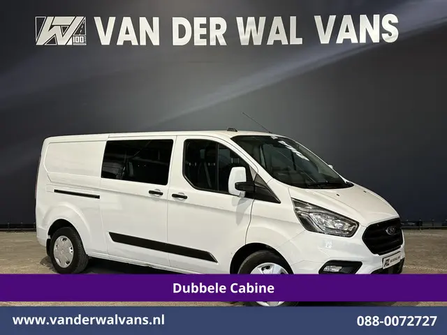 Ford Transit Custom 2.0 TDCI 130pk Automaat L2H1 Dubbele Cabine Inrichting Euro6 Airco | 6-Zits | Ca...