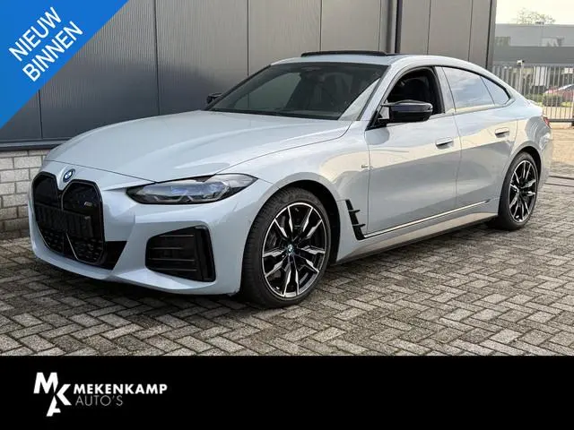 BMW i4 M50 High Executive 84 kWh 19"/SOH 99%/Schuif-kanteldak/Trekhaak/Leder + memory/Stoel + stuurv...