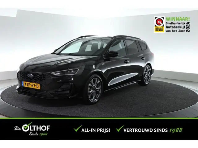 Ford Focus Wagon 1.0 EcoBoost Hybrid ST Line X | GROOT SCHERM | CARPLAY | STOEL-STUURVERW. |
