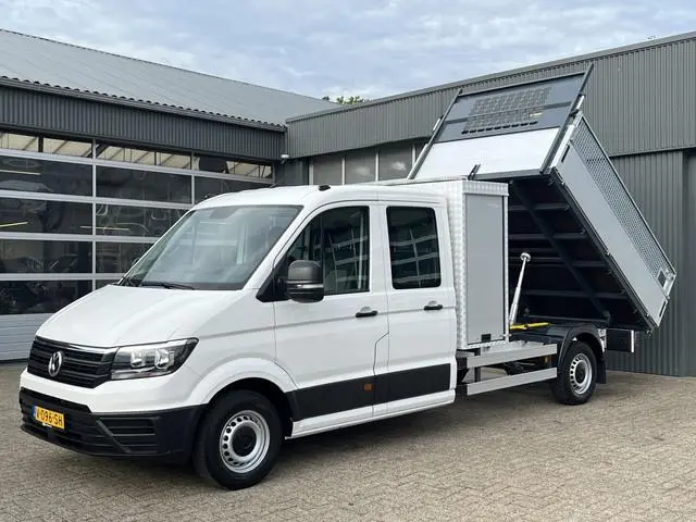 Volkswagen Crafter 35 2.0 TDI L4 DC Airco Cruise controle Trekhaak 3000kg trekgewicht 6-Persoons Eur...