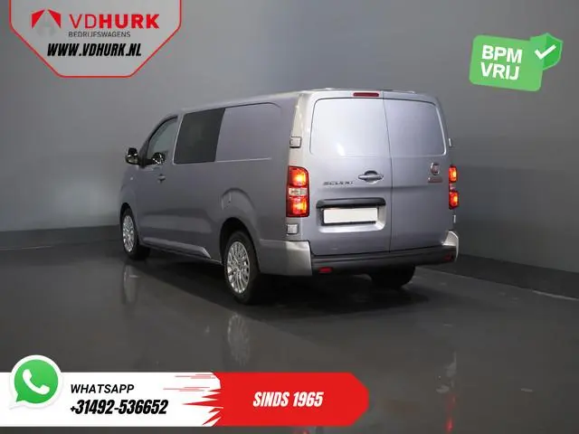 Peugeot Expert (Fiat Scudo) 2.0 MJ 145 pk DC Dubbel Cabine 6 Pers./ Camera/ Cruise/ PDC/ DAB/ Airco
