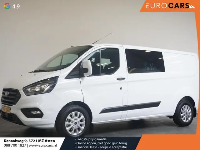 Ford Transit Custom 300 2.0 TDCI L2H1 Trend Dubbele Cabine Airco Cruise Control Bluetooth Navi Trekh...