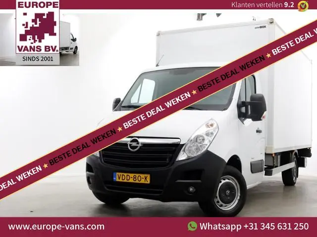 Opel Movano 2.3 CDTI 146pk E6 Bakwagen met laadklep en zijdeur 10-2019