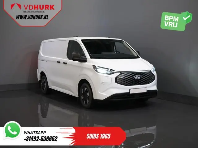 Ford E-Transit Custom Trend 65 kWh 330 km WLTP 218 pk Garantie t/m 2027/ LED/ Standkachel/ Snellader...
