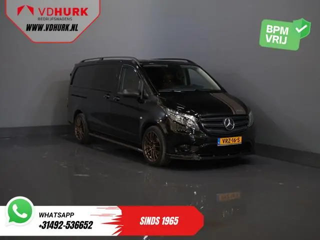Mercedes-Benz Vito 114 CDI Aut. DC Dubbel Cabine Buffl Leder/ 2x Schuifdeur/ Carplay/ Navi/ Spoiler/...