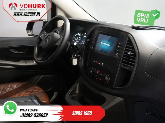 Mercedes-Benz Vito 114 CDI Aut. DC Dubbel Cabine Buffl Leder/ 2x Schuifdeur/ Carplay/ Navi/ Spoiler/...