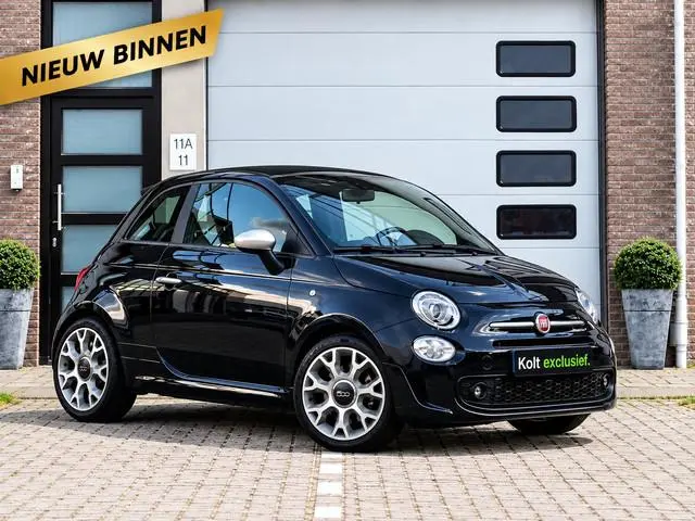 Fiat 500 C 1.0 Hybrid Rockstar Cabrio | Sport Pakket |  CarPlay | Climate | 16" LM Velgen | Leder Sp...