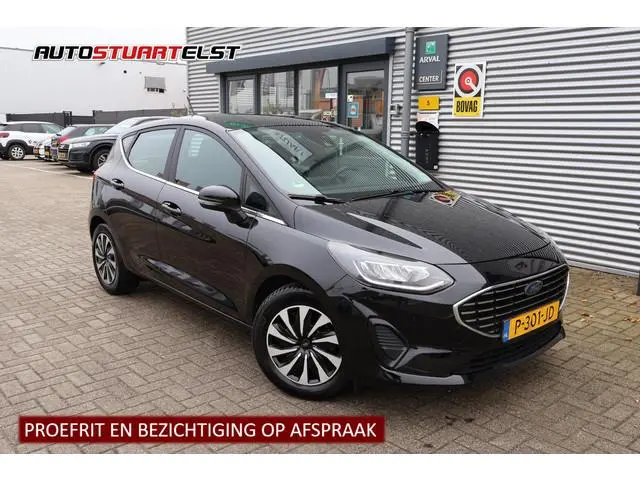 Ford Fiesta 1.0 Hybrid Titanium 1e Eigenaar | Volledig Onderh | NAP | BTW | Carplay | Navi  | Full L...