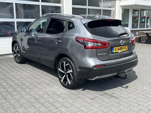 Nissan Qashqai 1.3 DIG-T Tekna Airco Cruise controle Lederbekleding Navigatiesysteem 360°camera Pano...