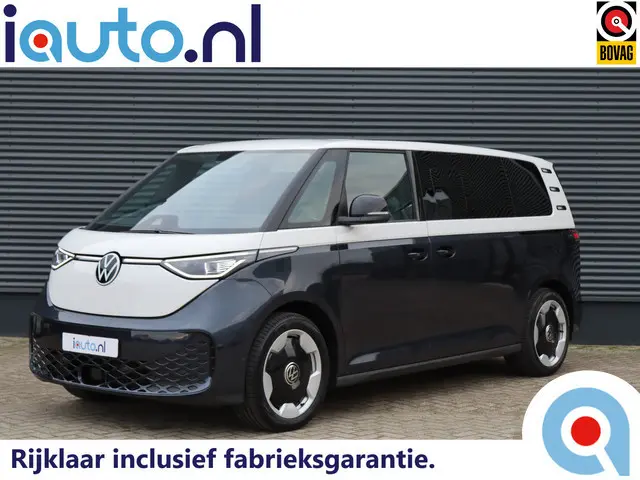 Volkswagen ID. Buzz Pro 286pk 86 kWh LWB 7p. IQ.Light/ACC/Camera/Elek. schuifdeuren/Keyless/Dodehoek...