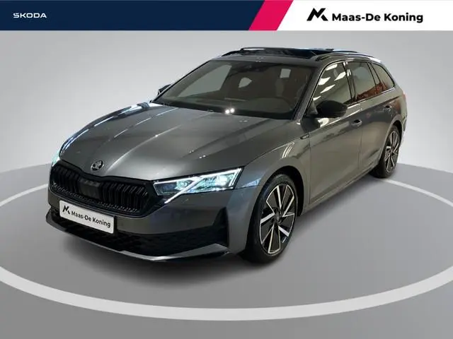 Skoda Octavia Combi 1.5TSI/150PK MHEV Sportline DSG · Panoramadak · Navigatie · 360°Camera + Parkeer...
