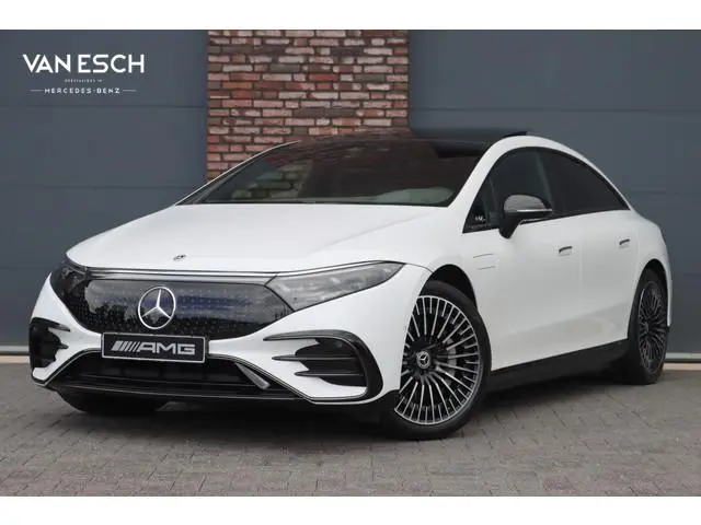 Mercedes-Benz EQS 500 4MATIC AMG Line 108 kWh | Luchtvering | Distronic+ | Hyperscreen | Achterasbes...