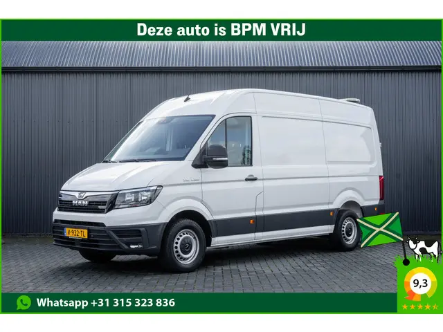 Man TGE | 177 PK | 3-Zits | Cruise | Carplay | PDC | 3.0 T Trekgwicht