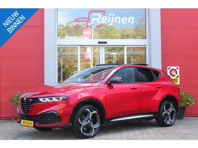 Alfa Romeo Tonale 1.3 270PK Ibrida Plug-In Q4 SPORT SPECIALE | PANORAMISCH SCHUIF KANTELDAK MET ZWAR...