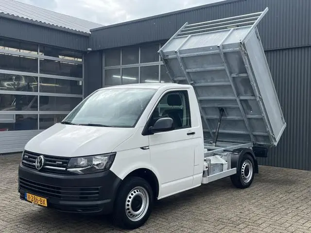 Volkswagen Transporter 2.0 TDI L1H1 Kipper Elektrische ramen Hoge schotten Kieper Pick-up Open laadb...