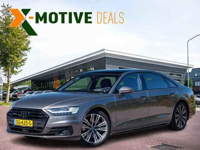 Audi A8 55 TFSI quattro Lang Pro+ | B&O Advanced High | Achterasbesturing | Stoelventilatie + Massag...