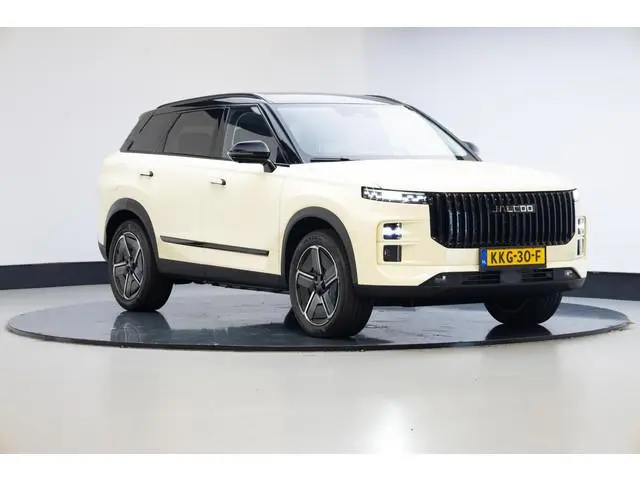 Jaecoo 7 1.5 TGDI SHS-P Exclusive | Beige & Carbon Crystal Black Roof | NL Auto | Rijklaar | 7 jr ga...