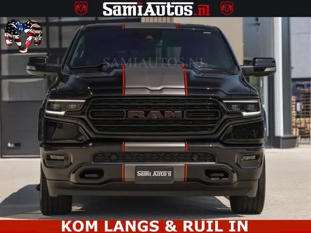 Dodge RAM LIMITED | TRAINHORN | | HUD | UITLAATKLEP | LUCHTVERING | STRIPING | PANODAK | BOM VOL | B...