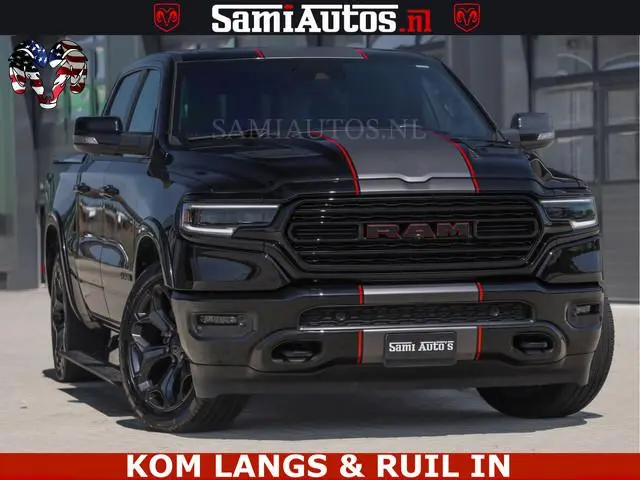 Dodge RAM LIMITED | TRAINHORN | | HUD | UITLAATKLEP | LUCHTVERING | STRIPING | PANODAK | BOM VOL | B...