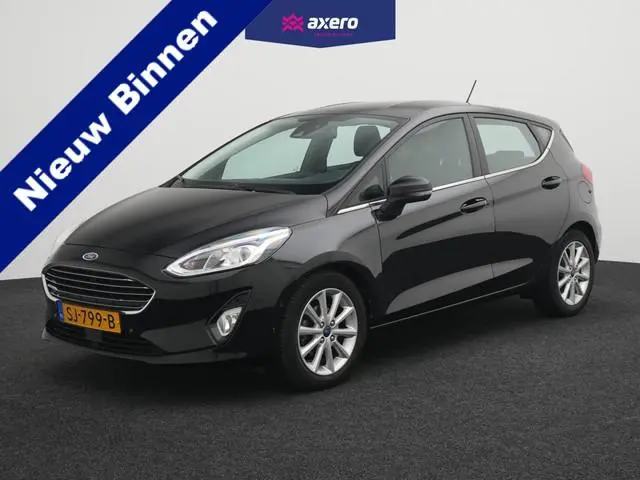 Ford Fiesta 1.0 EcoBoost Titanium 4-2018 • 74 kW / 101 PK • Benzine • Automaat • Stoel & Stuurverwar...