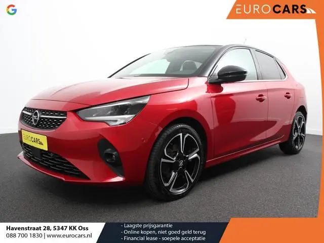Opel Corsa 1.2 Elegance Sky Climate control Cruise control LED Panorama dak Stuurverwarming 360 came...