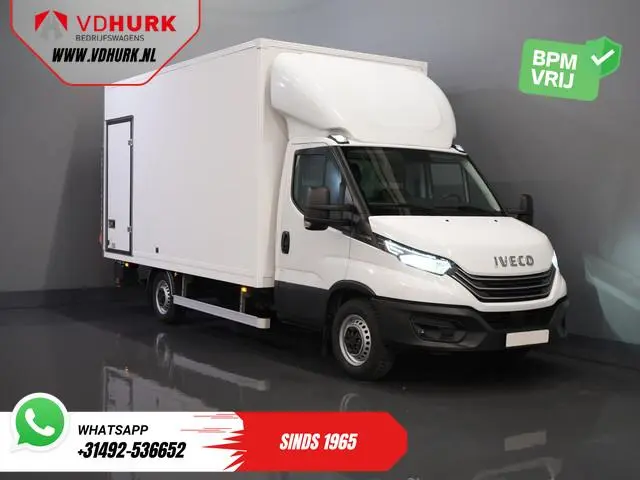 Iveco Daily 35S18HV 3.0 Aut. ZF BPM VRIJ! Bakwagen Laadklep/ Zijdeur/ LED/ Spoiler/ Gev.Stoel/ Adapt...