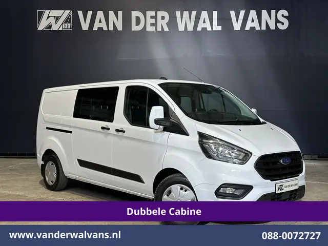 Ford Transit Custom 2.0 TDCI 130pk L2H1 Dubbele Cabine Euro6 Airco | 6-Zits | Camera | Navigatie | L...