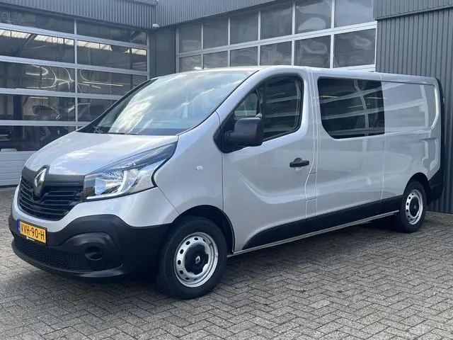 Renault Trafic 1.6 dCi T29 L2H1 DC Marge Btw / Bpm vrij Airco Cruise controle Navigatie 5 persoons D...