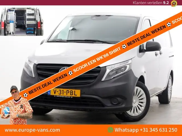 Mercedes-Benz Vito 114 CDI 136pk Compact 9G Automaat 2x Schuifdeur/LED/Camera/Inrichting 11-2022