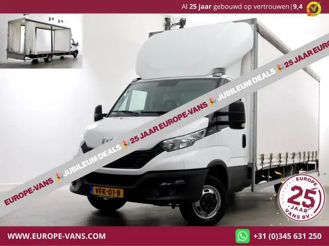 Iveco Daily 50C16 3.0 160pk E6 WB475 XXXL Bakwagen met schuifzeilen L605cm 02-2020