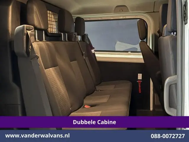 Ford Transit Custom 2.0 TDCI 130pk L2H1 Dubbele Cabine Euro6 Airco | 6-Zits | LED | Cruisecontrol |...