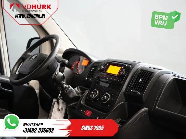 Opel Movano 2.2 140 pk DC Dubbel Cabine Open Laadbak/ 7 Pers./ 2.5t Trekverm./ Cruise/ Airco/ 288x21...