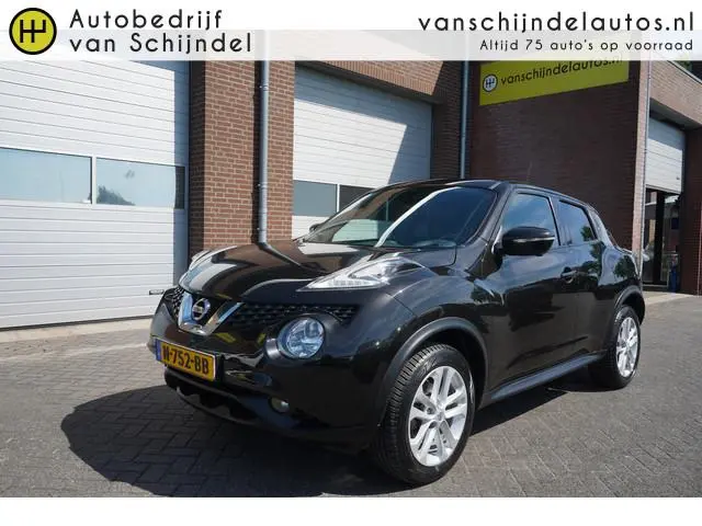 Nissan Juke 1.6 AUTOMAAT TEKNA VOL LUXE! SCHUIF-KANTELDAK STOELVERWARMING 360 CAMERA LEDER-ALCANTARA...