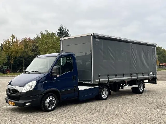 Iveco Daily 35C21 Be-trekker Be-Combi Met Oplegger Huif 1650 kg laadvermogen Airco Cruise controle T...