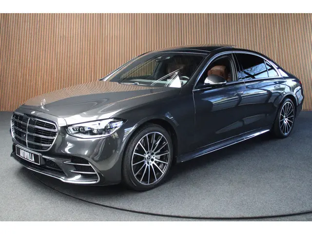Mercedes-Benz S-klasse 580 e Lang AMG Line Full options! BTW auto! HUD Burmester Achterasbesturing M...