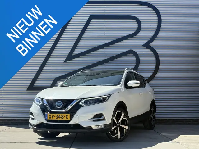 Nissan Qashqai 1.3 DIG-T Tekna + 2e Eigenaar|Navi|Pano||Cruise|Camera|Carplay|Clima|Stoelverw|N.A.P|...