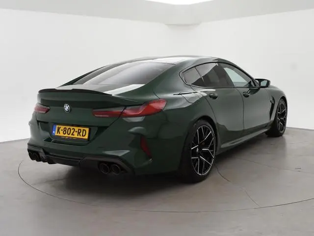 BMW 8-serie Gran Coupé M8 COMPETITION 626 PK IRISH GREEN + BOWERS & WILKINS | KERAMISCHE REMMEN