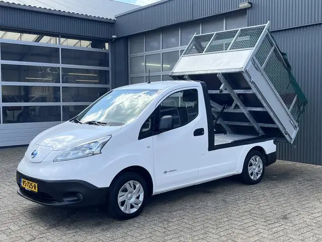 Nissan e-NV200 Elektrische Kipper Openlaadbak Airco Cruise controle Telefoonverbinding 2-Persoons Ki...