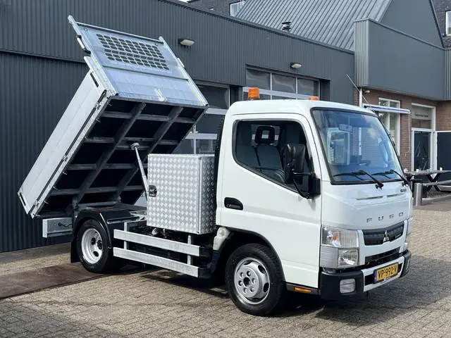 Mitsubishi Fuso Canter 3S13 Kipper Openlaadbak Pick-up Airco 3-Persoons Achterruitrij camera Lier Ge...