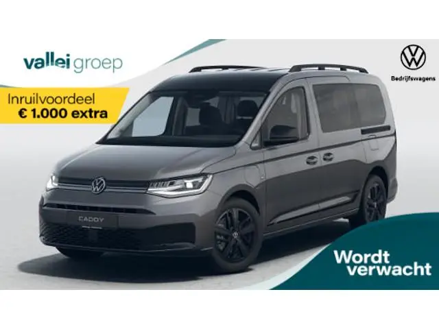 Volkswagen Caddy Kombi Maxi Limited Edition 7P 1.5 eHybrid 115pk Camera | Led | Stoelverwarming | Ap...