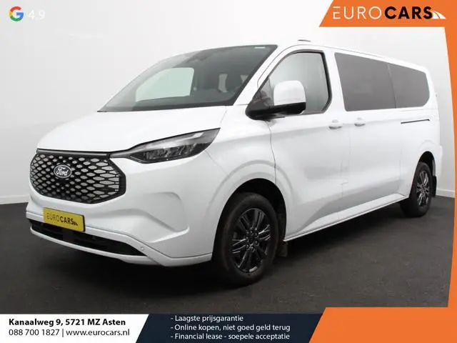 Ford e-Transit Custom 340 L2H1 Limited 65 kWh 8 persoons Adaptieve cruise control Airco Lichtmetalen...
