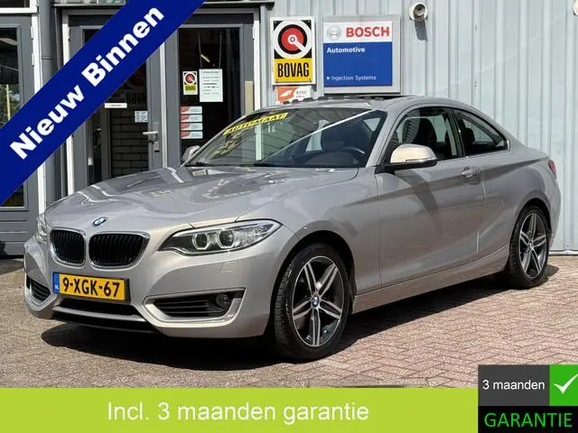 BMW 2-serie Coupé 220i Executive | AUTOMAAT | PANO | NAVI | PDC | TREKHAAK |