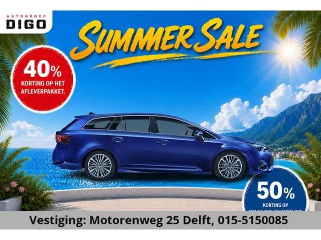Toyota Avensis Touring Sports 1.8 VVT-i EXECUTIVE AUTOMAAT PREMIUM PANODAK LEDER. STOEL VERWARMING ....