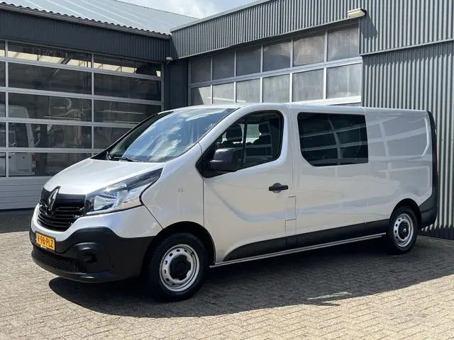 Renault Trafic 1.6 dCi L2H1 DC Marge Btw /Bpm vrij Airco Cruise controle Navigatie Dubbele cabine 1e...