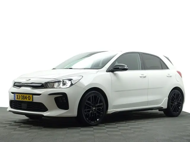 Kia Rio 1.0 TGDI GT-Line Blackpack- Stuur/Stoelverwarming, Lane Assist, Led, Camera, Carbon, Park As...